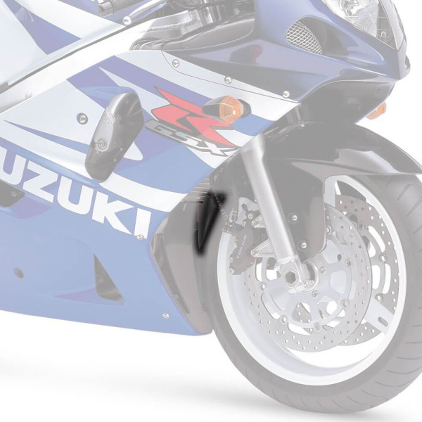 Pyramid Plastics Pyramid extenda fenda | matte black | suzuki gsx-r1000 2001>2002